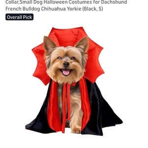 Red and Black Dog / Cat Vampire costumes  🐶 🐱 NWT  small breed